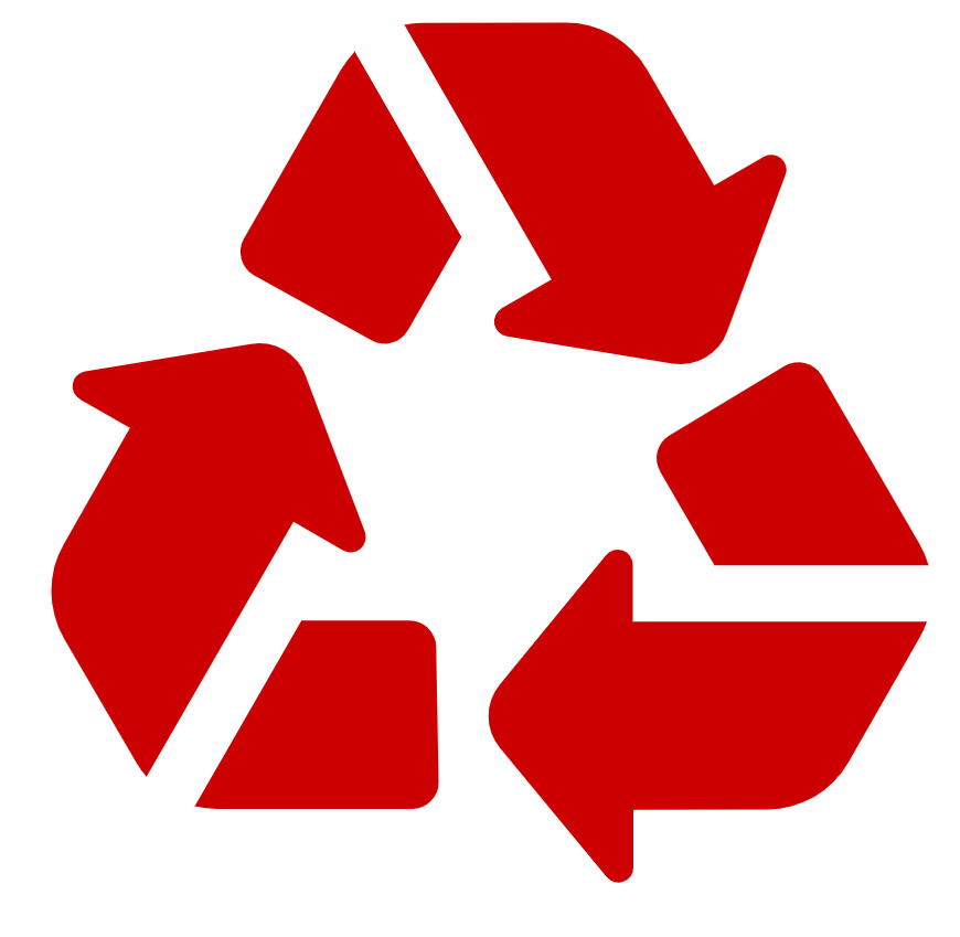 A recycle icon to symbolize the services provided by Surplus Property