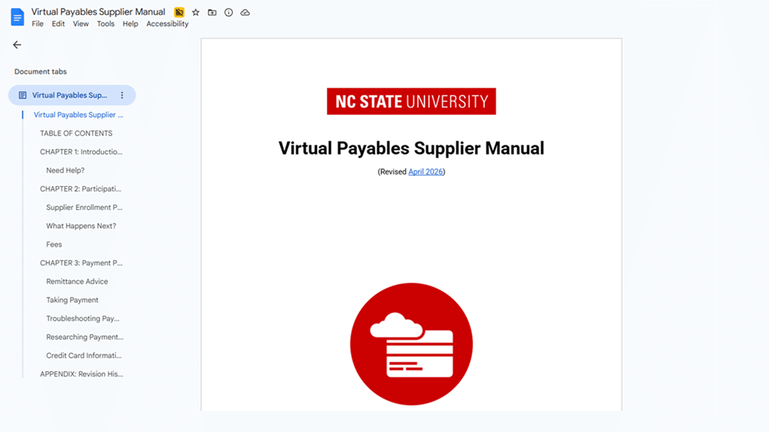Virtual Payables Supplier Manual